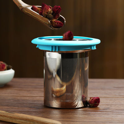 Break Resistant Glass Tea Infuser Cup Lightweight For Hot / Cold Drinks supplier