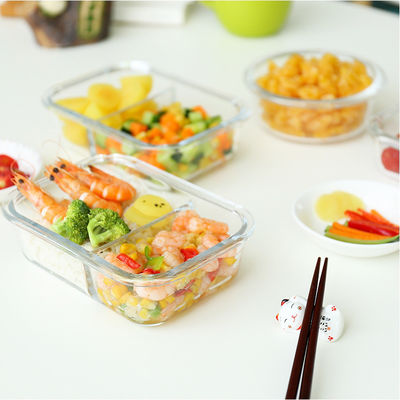 Airtight Locking 800ml Glass Meal Prep Containers supplier